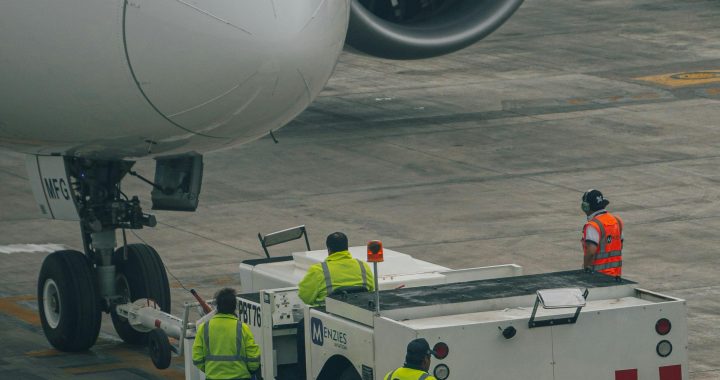 Shocking moment British passenger screams homophobic abuse at airline staff and threatens other passengers for ‘staring at him’ before getting punched by airport worker